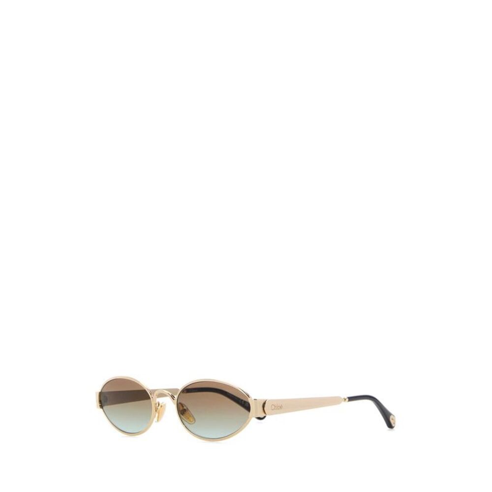 Chloe Women Gold Metal Holly Sunglasses
